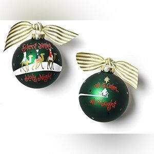 Coton Colors Silent Night (1) Glass Ornament